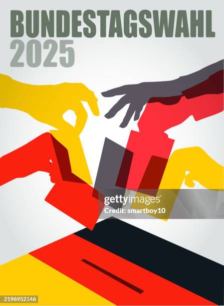 illustrations, cliparts, dessins animés et icônes de élections fédérales en allemagne (bundestagswahl 2025) - élections fédérales allemandes