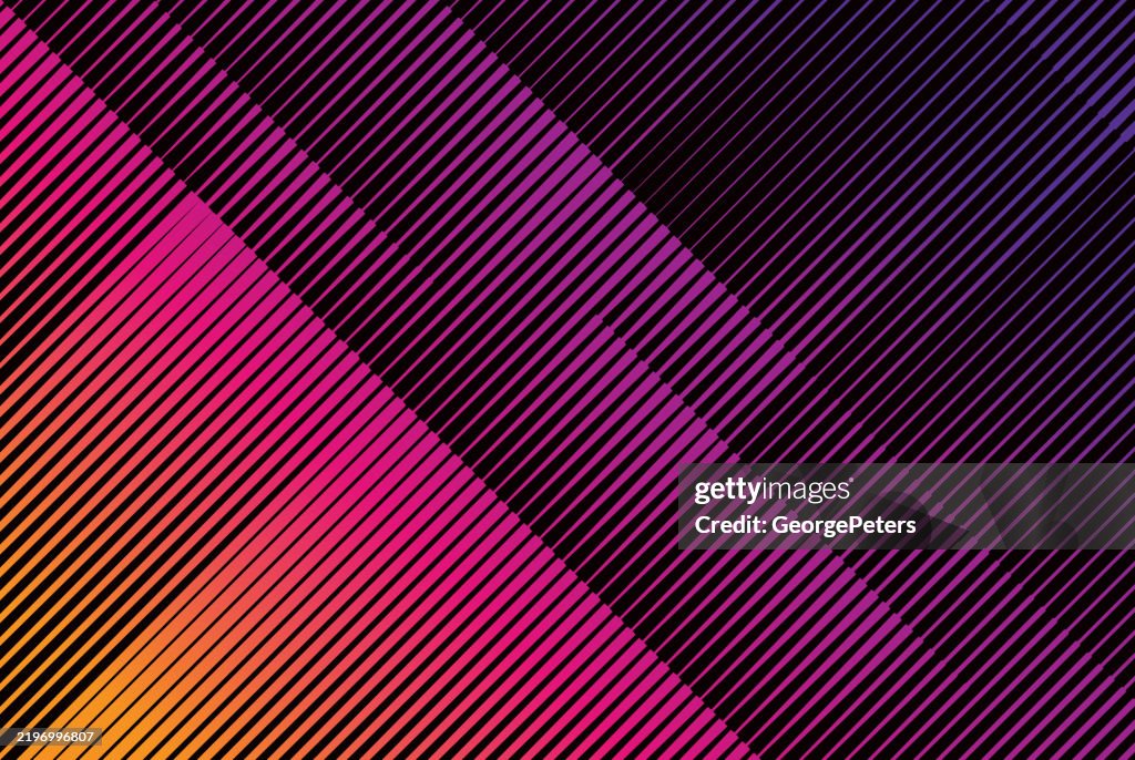 Striped Abstract Background With Slanted Rectangles High-Res Vector ...