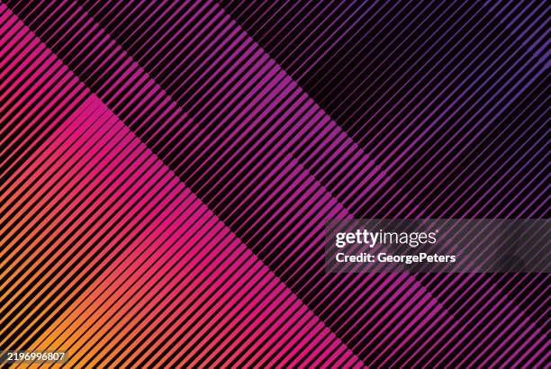striped abstract background with slanted rectangles - info graph elements layers stock illustrations