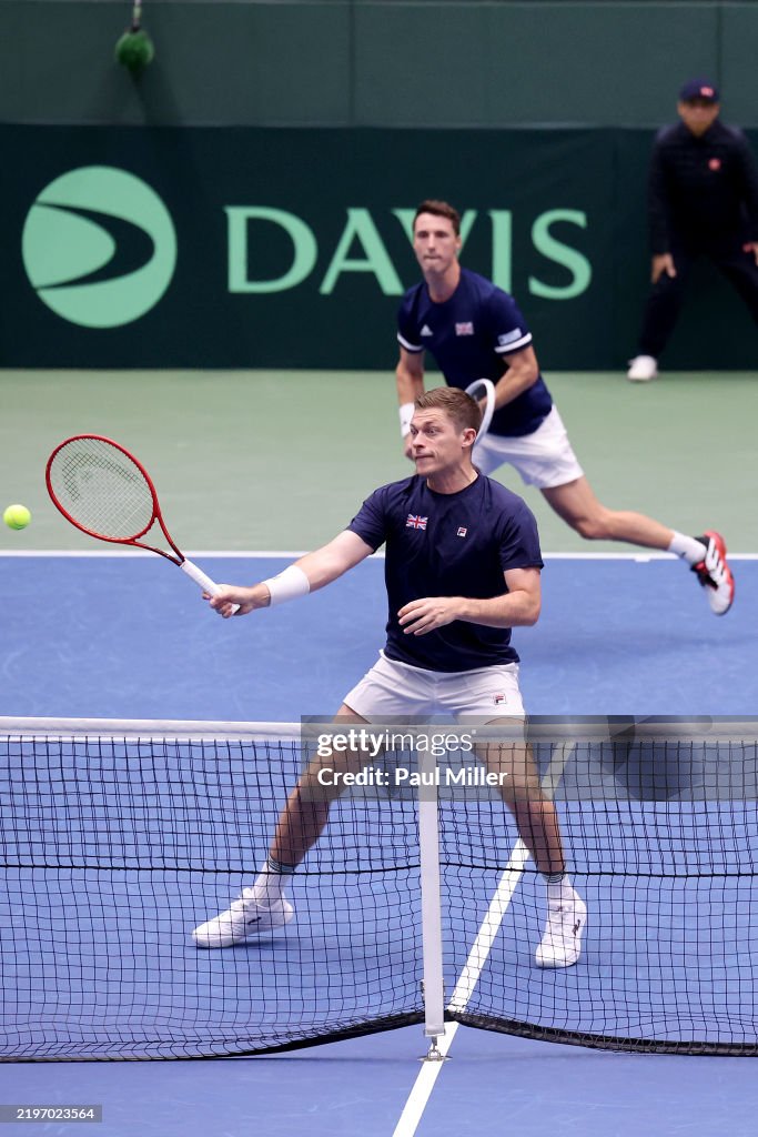 Japan v Great Britain - 2025 Davis Cup Qualifiers First Round: Day 2