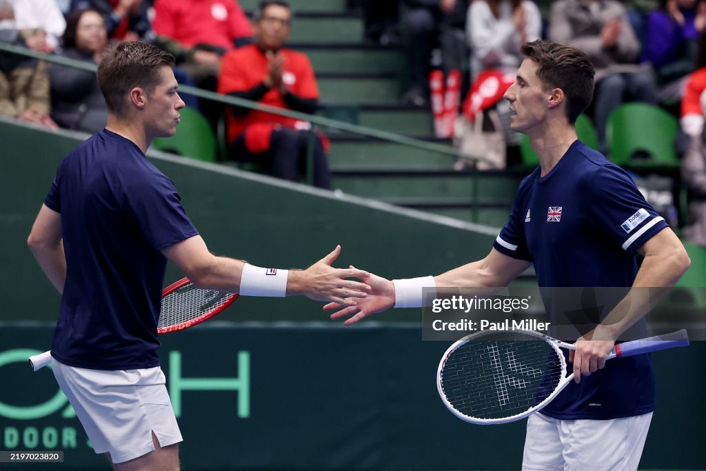 Japan v Great Britain - 2025 Davis Cup Qualifiers First Round: Day 2