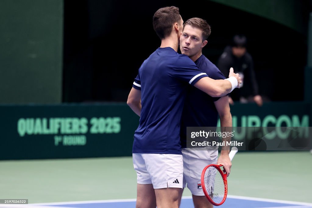 Japan v Great Britain - 2025 Davis Cup Qualifiers First Round: Day 2