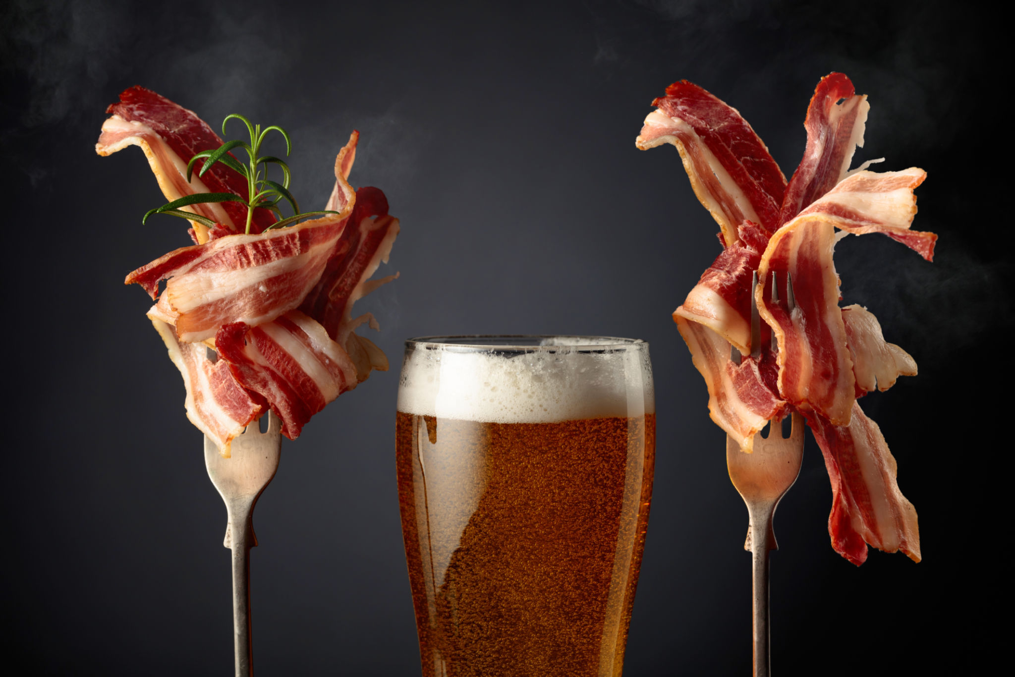 light beer and ham