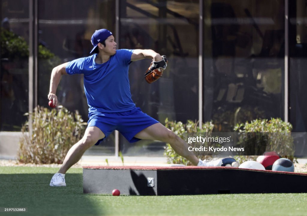 Baseball: Shohei Ohtani of Dodgers