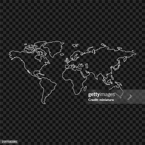 Transparency Basic Map 1,625 Transparent World Map Stock Photos, High-Res Pictures, and Images ...