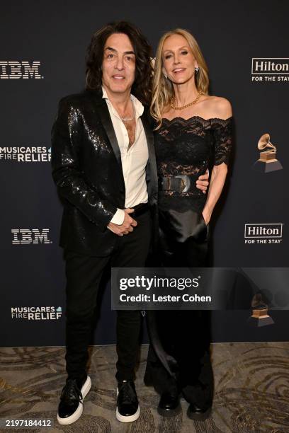 Paul Stanley and Erin Sutton attend the 67th Annual GRAMMY Awards Pre-GRAMMY Gala & GRAMMY Salute to Industry Icons Honoring Jody Gerson on February...