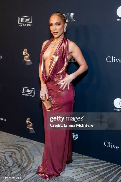Jennifer Lopez attends the 67th Annual GRAMMY Awards - Pre-GRAMMY Gala & GRAMMY Salute to Industry Icons Honoring Jody Gersonon at the Beverly Hilton...