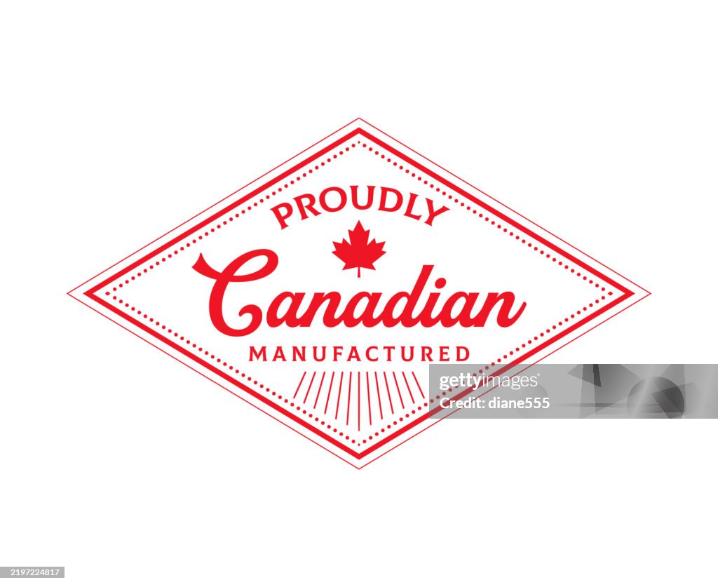 Made In Canada Label Badge