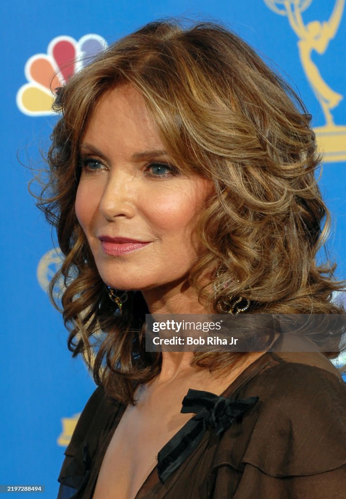 Actress Jaclyn Smith At Emmy Awards