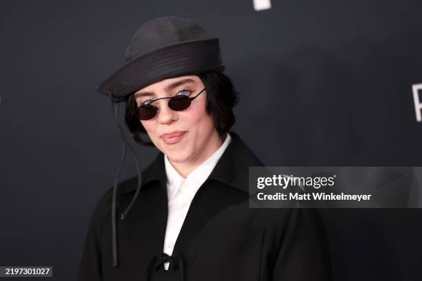 Billie Eilish attends the 67th Annual GRAMMY Awards on February 02, 2025 in Los Angeles, California.