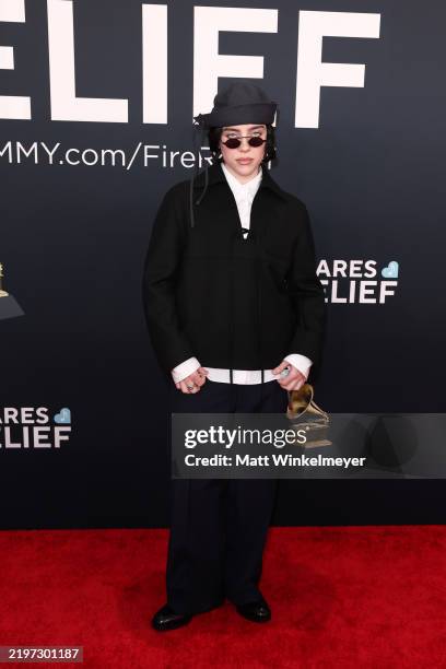 Billie Eilish attends the 67th Annual GRAMMY Awards on February 02, 2025 in Los Angeles, California.