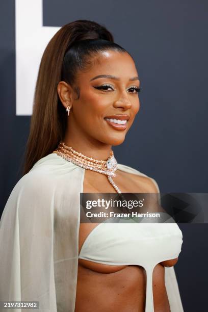Victoria Monét attends the 67th GRAMMY Awards on February 02, 2025 in Los Angeles, California.
