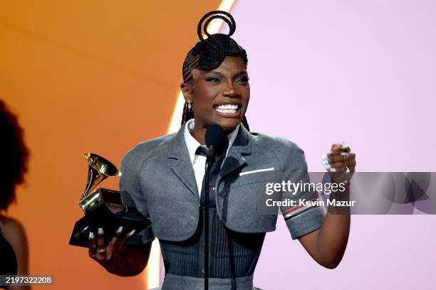 Doechii accepts the Best Rap Album award for “Alligator Bites Never Heal” onstage during the 67th Annual GRAMMY Awards at Crypto.com Arena on...