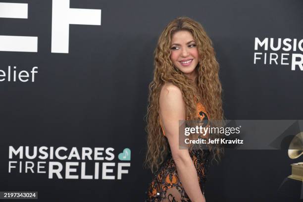 Shakira attends the 67th GRAMMY Awards at Crypto.com Arena on... News