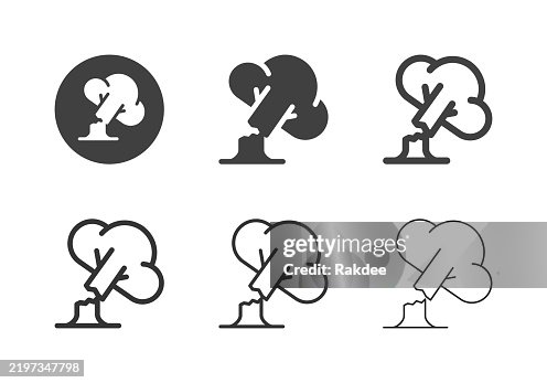Fallen Tree Icons - Multi Series Fallen Tree Icons - Multi Series