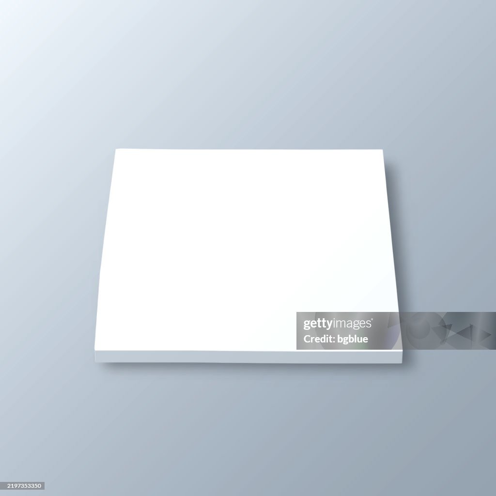 Linn County, Iowa. 3D Map on gray background