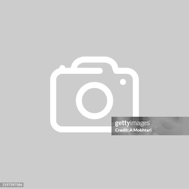 camera icon. - gallery interior stock illustrations