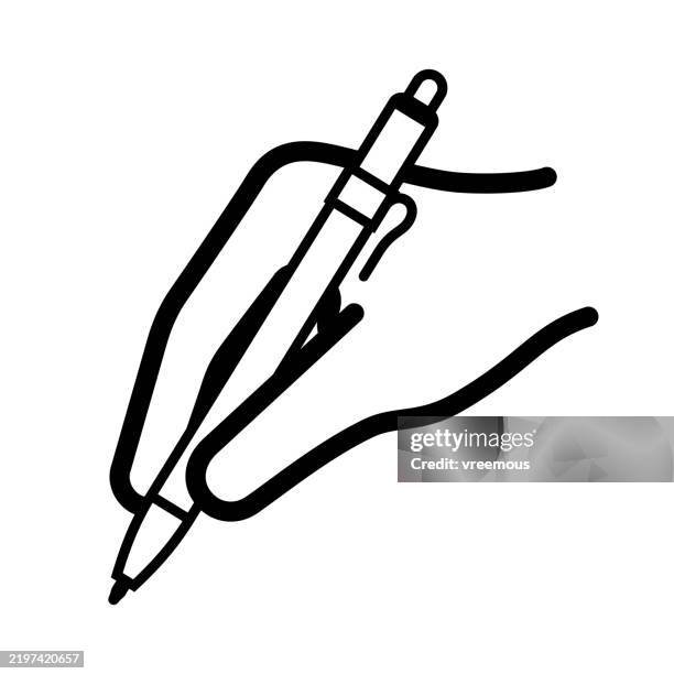 A Hand Writing With A Pen High-Res Vector Graphic - Getty Images
