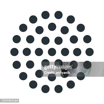 Abstract black dot circle pattern Abstract black dot circle pattern