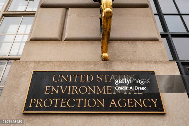 The Environmental Protection Agency , during a demonstration on February 6, 2025 in Washington, DC.