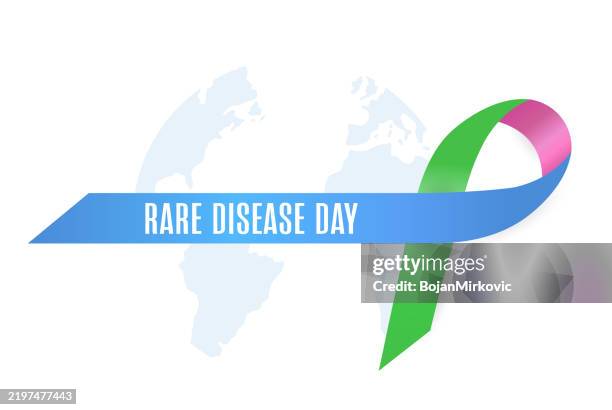 ilustrações de stock, clip art, desenhos animados e ícones de rare disease day design, card, banner. vector - animal em via de extinção