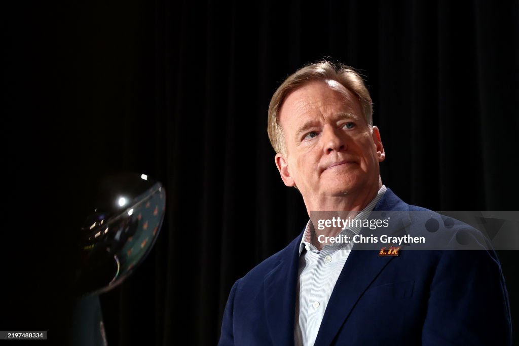 NFL Commissioner Roger Goodell's Super Bowl Press Conference