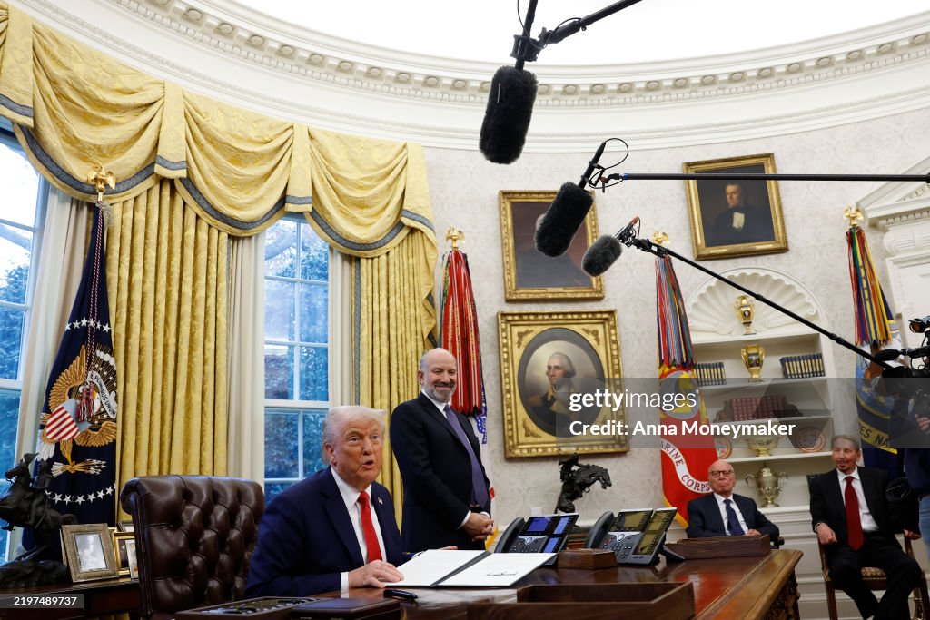 President Trump Signs Executive Orders At The White House