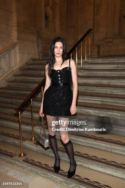 Jacquelyn Jablonski attends the Marc Jacobs 2025 Runway Show at New York Public Library on February 03, 2025 in New York City.