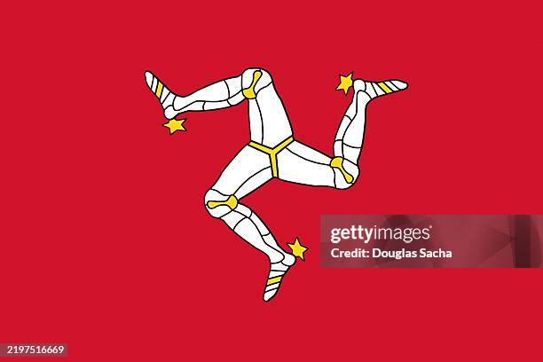 isle of man flag - manx - manx cat cut out stock pictures, royalty-free photos & images