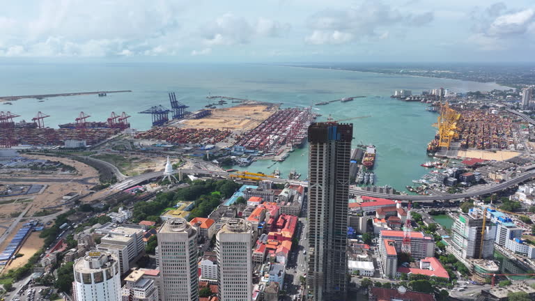 Colombo Terminal 54 Colombo International Container Terminal Stock Videos, Footage, & 4K ...