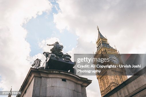 Big Ben and Boadicea Monument Composition Big Ben and Boadicea Monument Composition