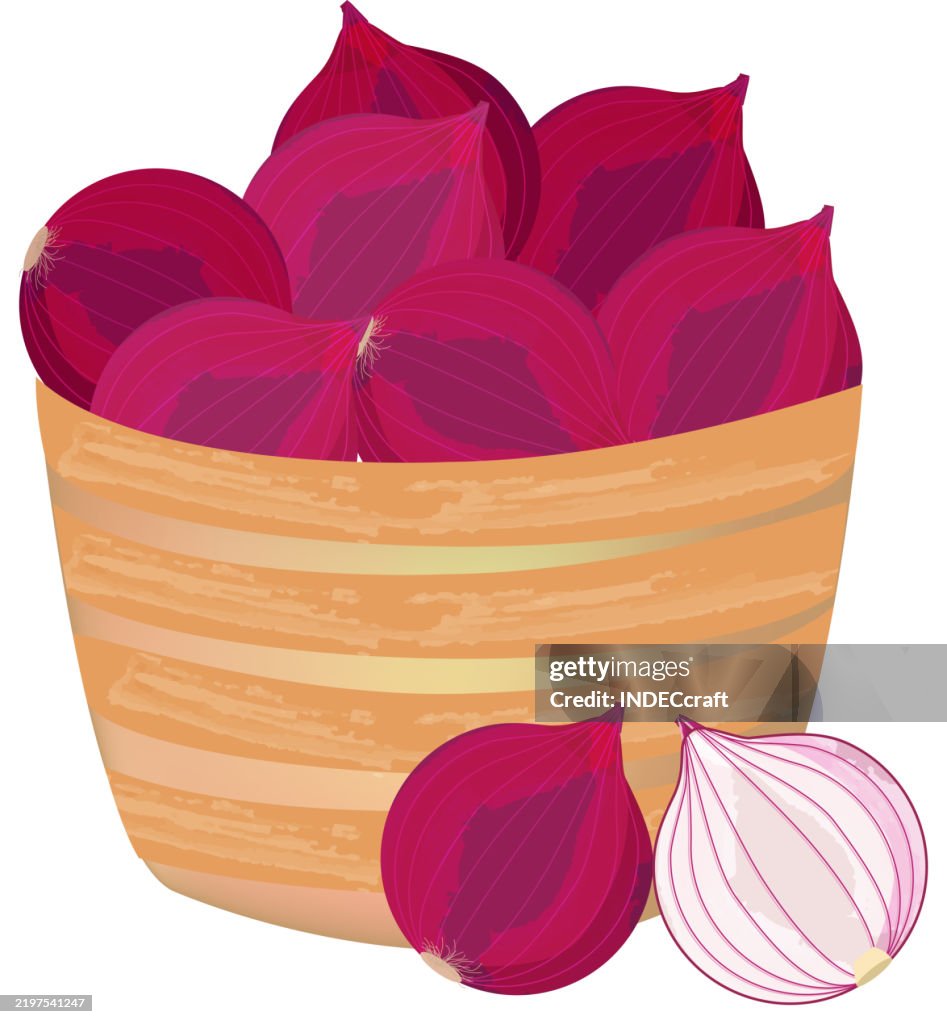 Onion on bowl