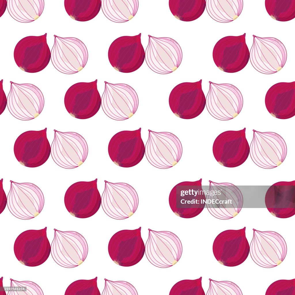 Onion seamless pattern