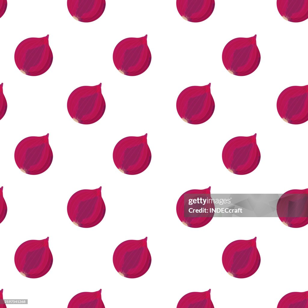 Onion seamless pattern