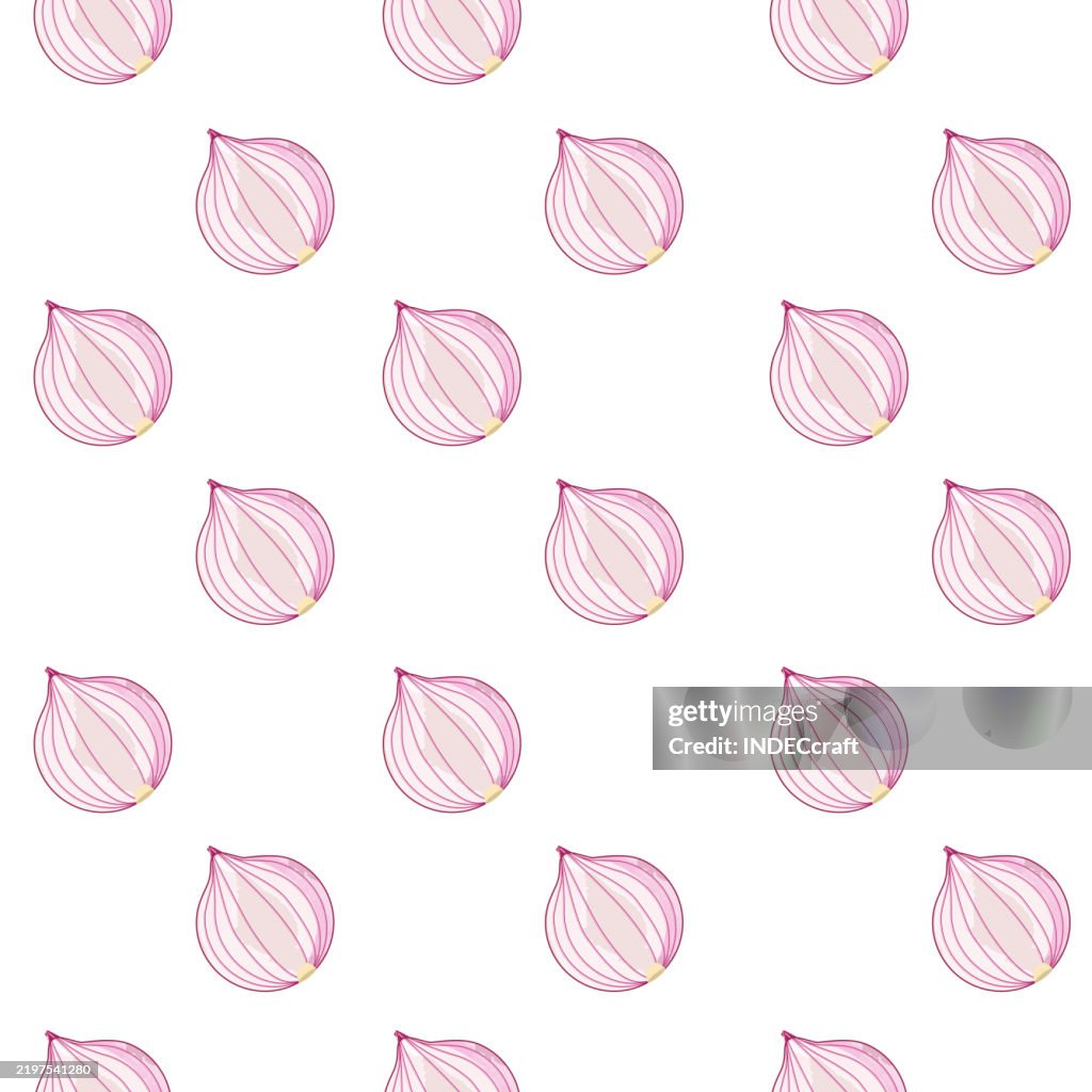 Onion seamless pattern