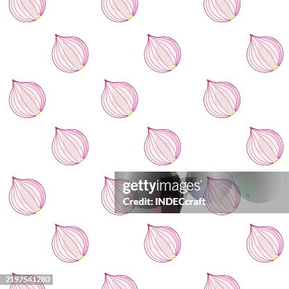 Onion seamless pattern Onion seamless pattern