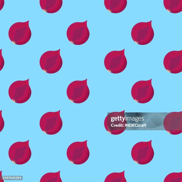 onion seamless pattern - french onion soup stock illustrations