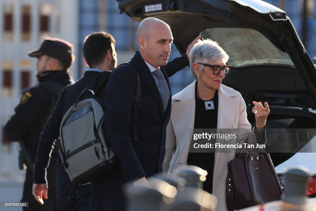 Rubiales Attends Madrid Court Over Jenni Hermoso Kiss