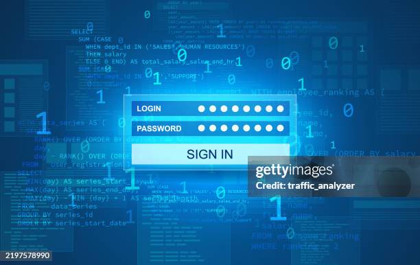 authorization form - log on stock illustrations