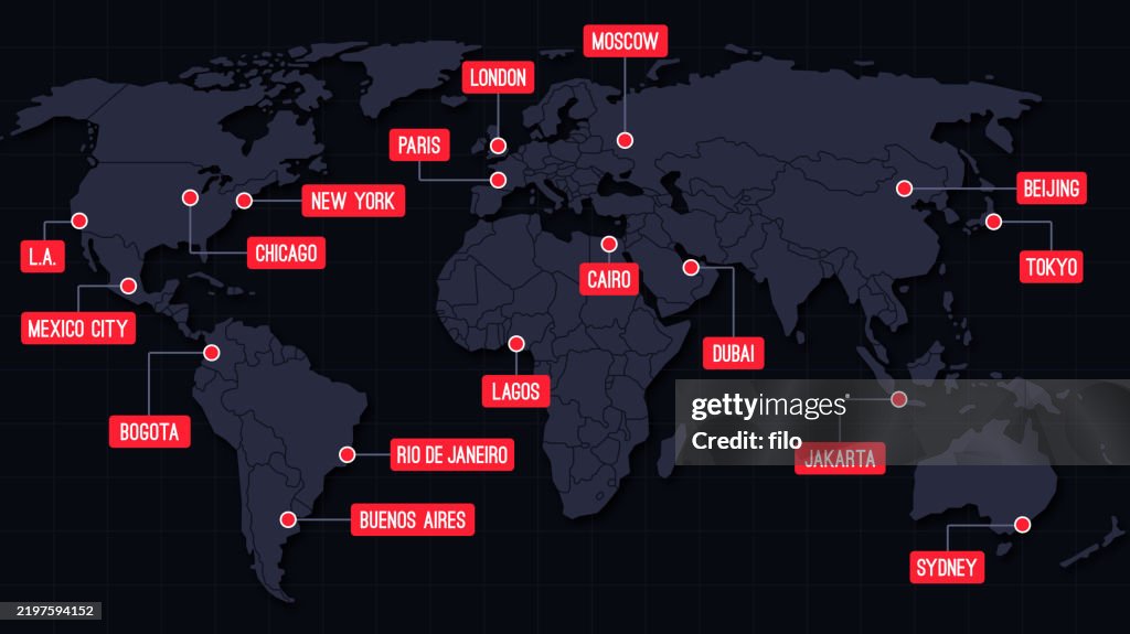 World Map Major Cities world-map-major-cities