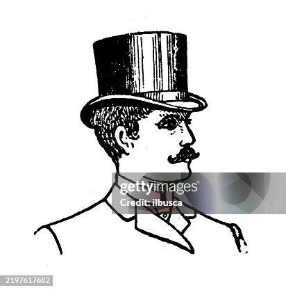 American hats: Silk hat American hats: Silk hat