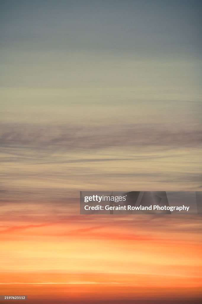 Beautiful French Sky Colour Gradient Image