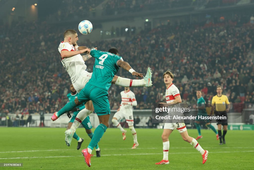 VfB Stuttgart v FC Augsburg - DFB Cup: Quarterfinal