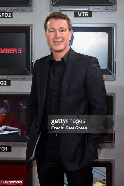 Nick Moran attends the "September 5" London Premiere at The Historical Curzon Mayfair on February 04, 2025 in London, England.