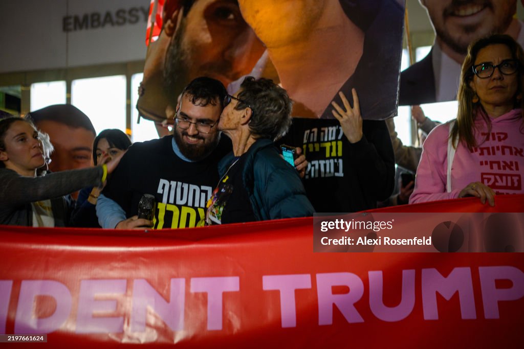 Protesters March To US Embassy In Tel Aviv, Calling For Hostage Deal To Be Completed