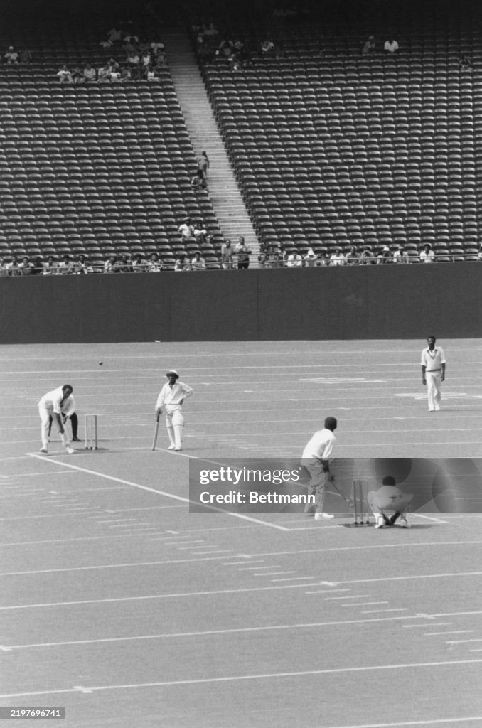 Caribbean And United States Cricket Teams In Action