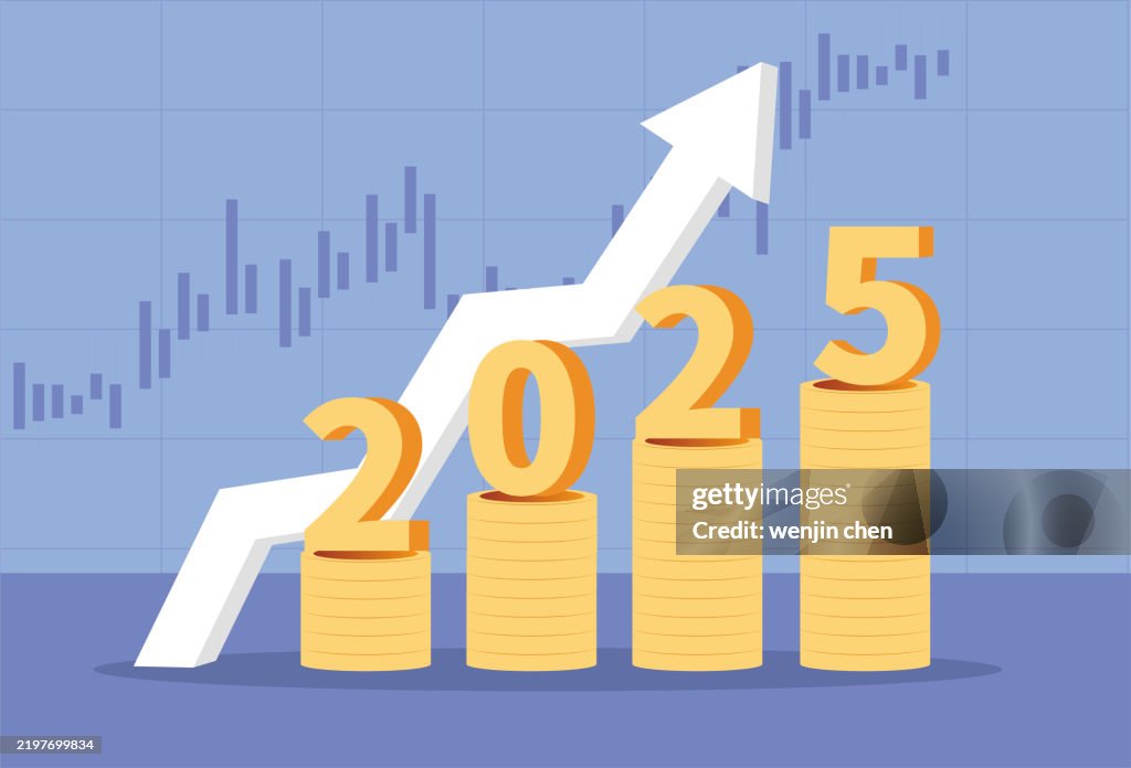 Wealthy Rise In 2025 Wealth And The Stock Market Rise High-Res Vector Graphic ...