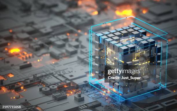 artificial intelligence machine learning large language model ai technology - large language model stockfoto's en -beelden