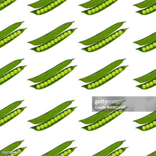 green peas seamless pattern - green plain studio background stock illustrations