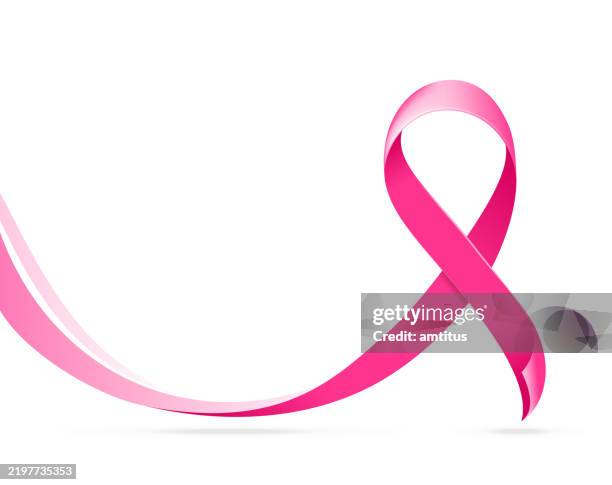 illustrations, cliparts, dessins animés et icônes de modèle de ruban rose - ruban de lutte contre le cancer du sein
